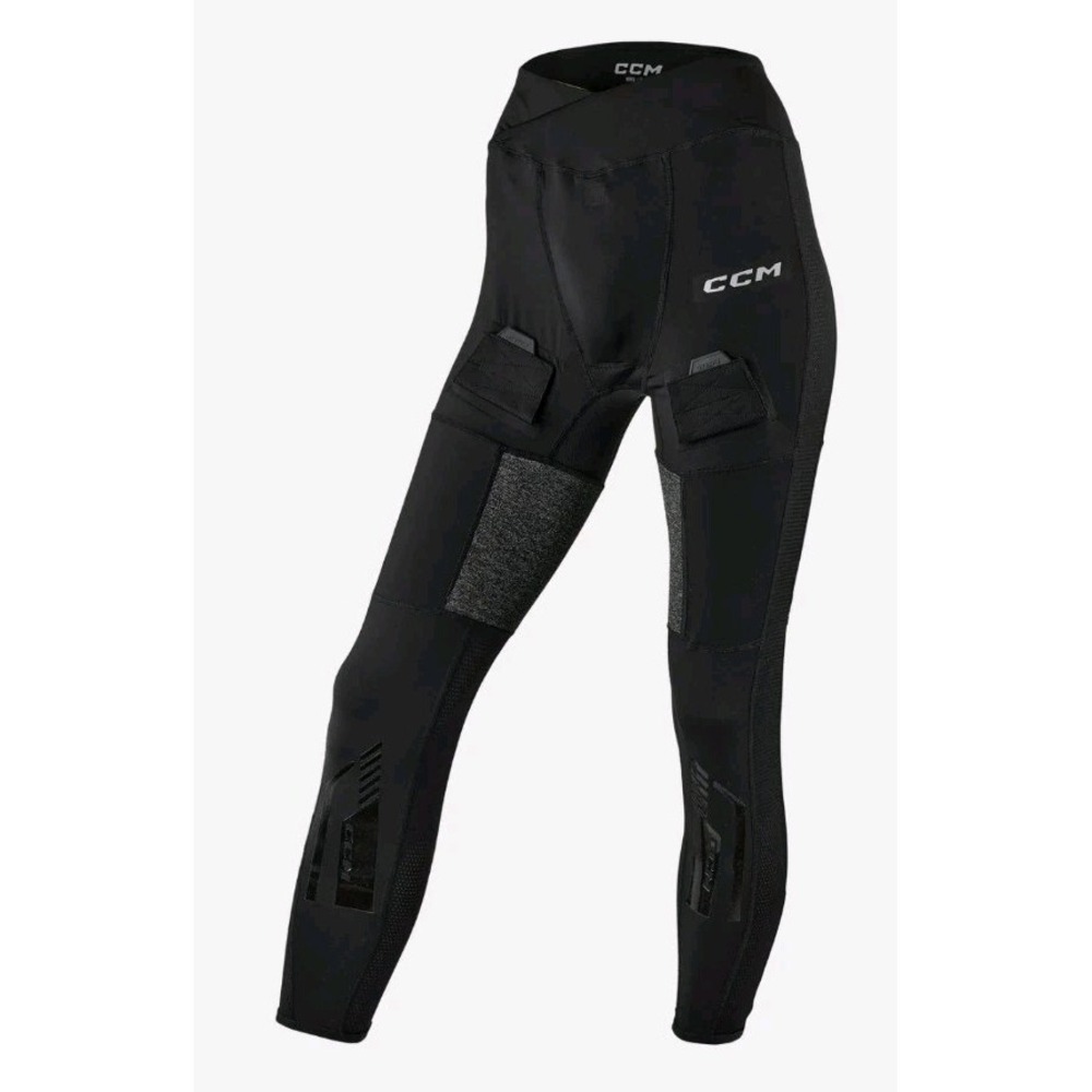 CCM FTW Cut Protection Base Layer Pant With Jill Mens Size Medium Black
